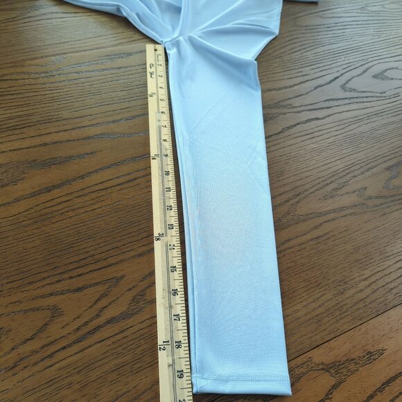 Levi's long sleeve Turtleneck Women's Shirt Top Pullover Retro baby blue size L - Picture 15 of 16